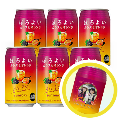 ほろよい カシスとオレンジ 6本