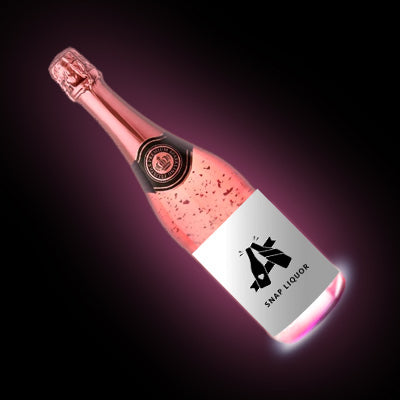 【光る】オリジナルスパークリング 金箔入り ロゼ
